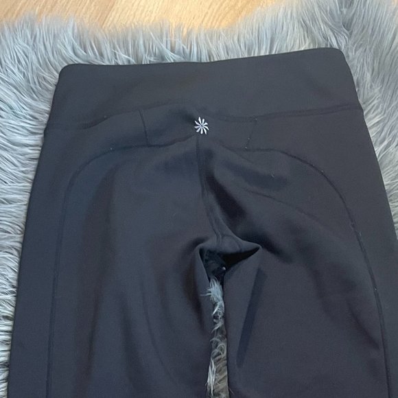 Like New! Athleta Kick Booty Stretch Tech Fleece Yoga Pants, Black - XS - Picture 13 of 13